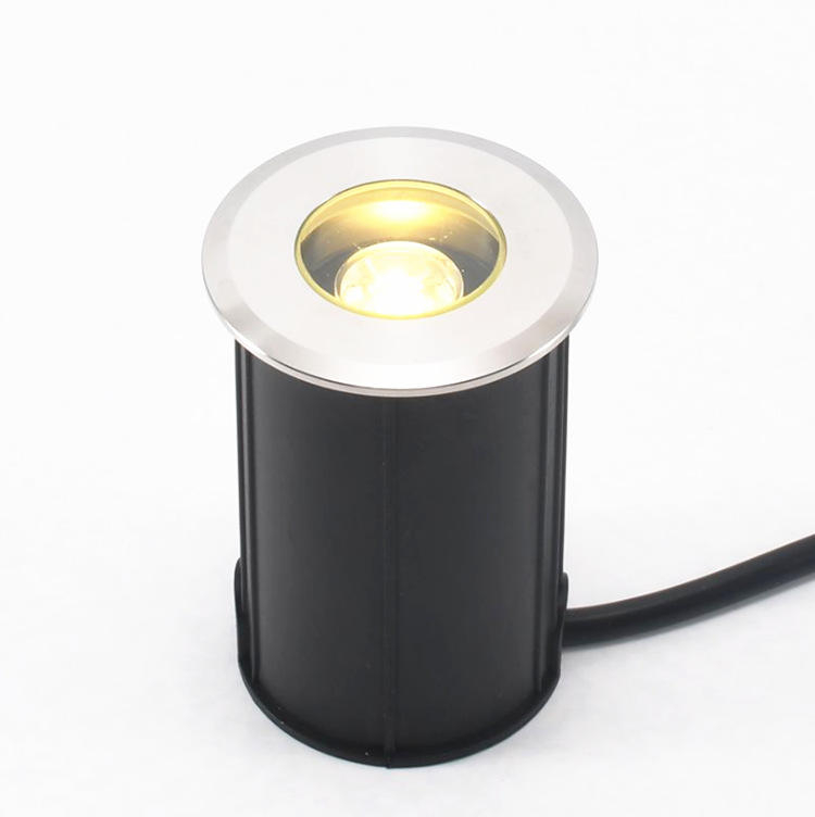 Luci subacquee 1w Gradini quadrati Illuminazione per piscina Luci sepolte Luci esterne impermeabili Star Buried 304 Stainle Engineering