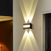 Lampada da parete a LED Portico Lampada da parete per interni su e giù per esterni per scale domestiche Camera da letto Lampada da comodino Lampada da corridoio Illuminazione di marca