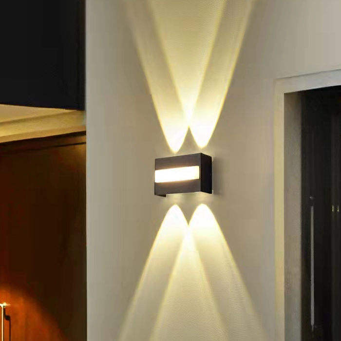 Lampada da parete a LED Portico Lampada da parete per interni su e giù per esterni per scale domestiche Camera da letto Lampada da comodino Lampada da corridoio Illuminazione di marca