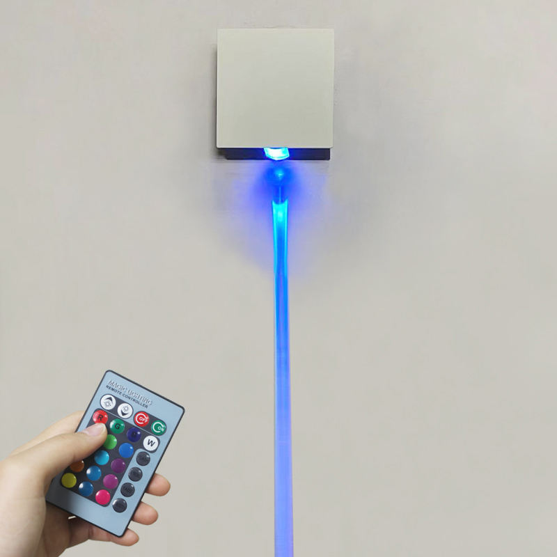 La più recente applique da parete a LED RGB 3W con telecomando Lampada a bacchetta a led colorata per interni
