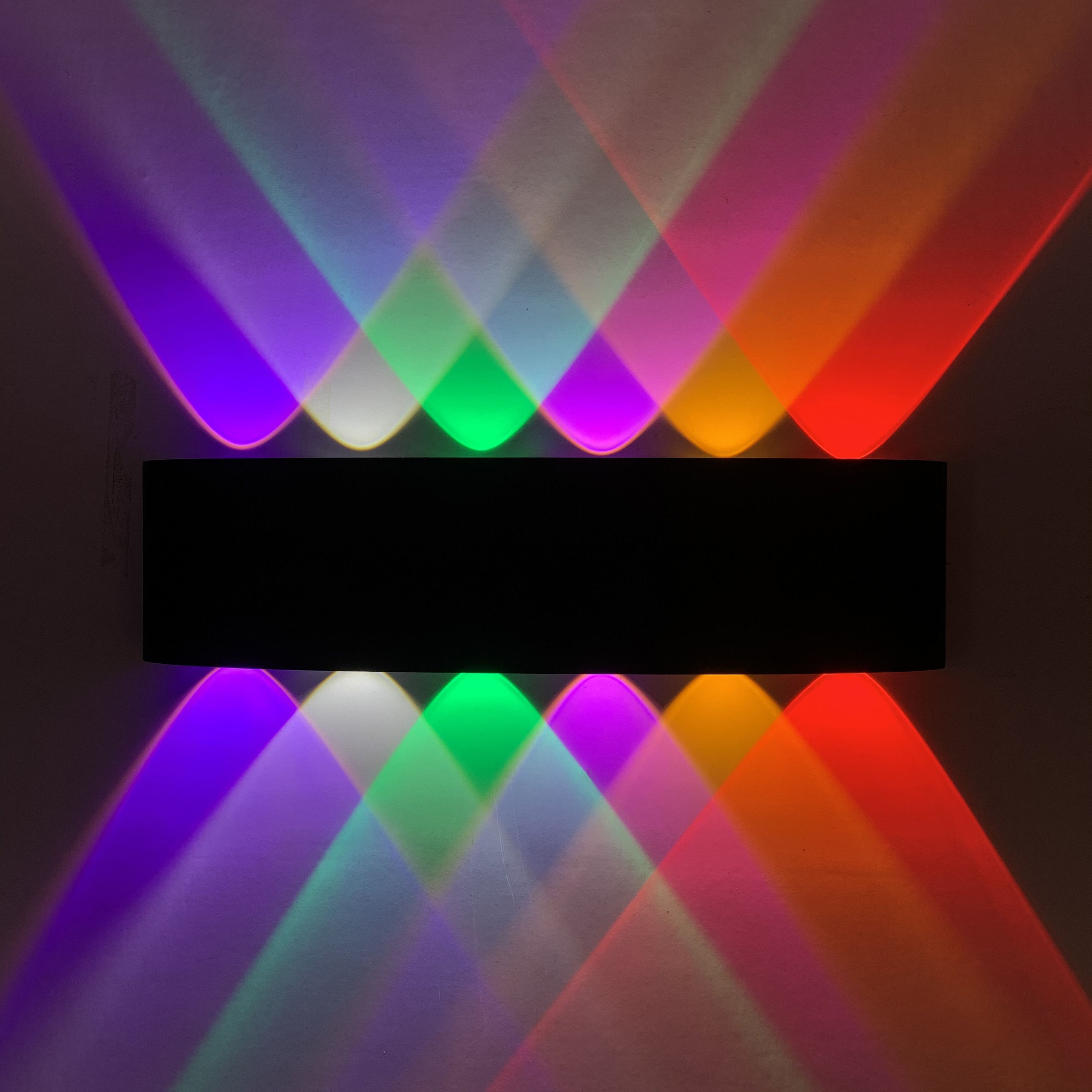 Lampada da parete a LED su e giù impermeabile per esterni a forma di arco Lampada da parete moderna in alluminio con illuminazione a parete