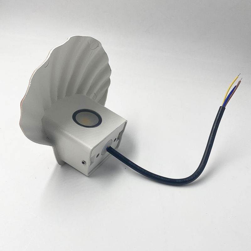 5W NUOVA lampada IP65 impermeabile LED moderna applique da parete a LED per interni lampada da esterno a conchiglia da giardino