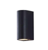 Lampada da parete impermeabile a doppia testa a colonna da 12W Lampada da notte unica Lampada da parete impermeabile IP65 per la decorazione del giardino