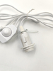 Portalampada Portalampada Base lampada per lampadina E14 AU/EU/US Spina garanzia 301 dimmer Interruttore Lampada sale himalayano speciale spina filo 0,35 mm
