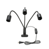 Lampadina a clip a LED transfrontaliera Portalampada a testa singola a doppia testa Portalampada a tre teste E27 Portalampada universale con clip