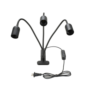 Lampadina a clip a LED transfrontaliera Portalampada a testa singola a doppia testa Portalampada a tre teste E27 Portalampada universale con clip