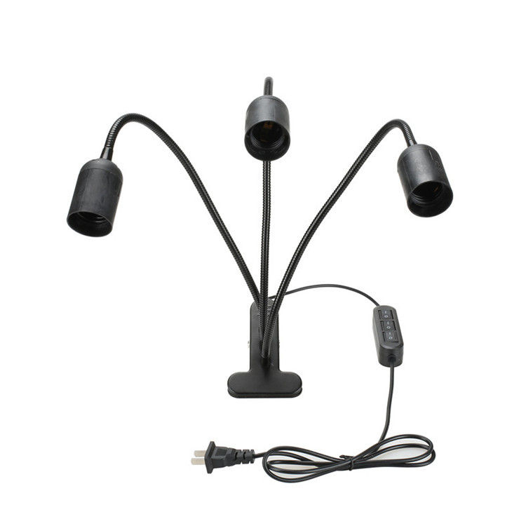 Lampadina a clip a LED transfrontaliera Portalampada a testa singola a doppia testa Portalampada a tre teste E27 Portalampada universale con clip