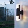 Lampada da parete a led in alluminio per esterni IP65 impermeabile Up Down applique da parete per illuminazione del corridoio del comodino della camera da letto delle scale di casa regolabile