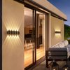 Lampada da parete a LED IP65 RGB Illuminazione da giardino impermeabile per esterni Alluminio 2W 6W 8W 10W 12W Applique da parete per interni camera da letto soggiorno scale