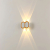 Lampada da parete a LED IP65 RGB Illuminazione da giardino impermeabile per esterni Alluminio 2W 6W 8W 10W 12W Applique da parete per interni camera da letto soggiorno scale