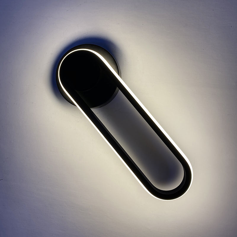 Lampada da parete per camera da letto da 12W Comodino per interni Soggiorno Lampada da parete a LED Apparecchio per scale Lampada decorativa