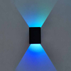 5W RGB con Controller luci per interni led luce a led per interni luce a led per interni luci per scale a led per interni Applique per interni su e giù Wandlamp Lampada in materiale di alluminio