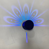 Lampade da parete pavone creative applique da parete a led per camera da letto lampada da comodino decorazioni per interni applique da parete apparecchi di illuminazione Luminaria