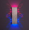 Lampada da parete in alluminio di alta qualità 6W applique per interni 2W applique da parete a farfalla con telecomando luce notturna a led Comodino da parete 
