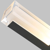 Lampade da parete moderne a LED bianco / oro con illuminazione interna nera per la camera da letto della sala da studio Lampade da soggiorno Ingresso 90-260 V