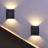 Lampada da parete a ricarica solare Lampada da parete per esterni IP65 impermeabile su e giù per scale Lampada da notte a LED solare