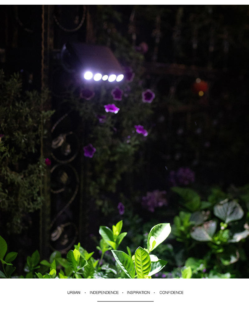 Nuovo arrivo esterno IP65 sensore di movimento esterno lampada da parete solare lampada da esterno/lanterna solare luci solari da esterno