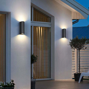 Impermeabile Mount Up Down Garden Outdoor Light Sconce Large Outdoor Wall Mounted Led