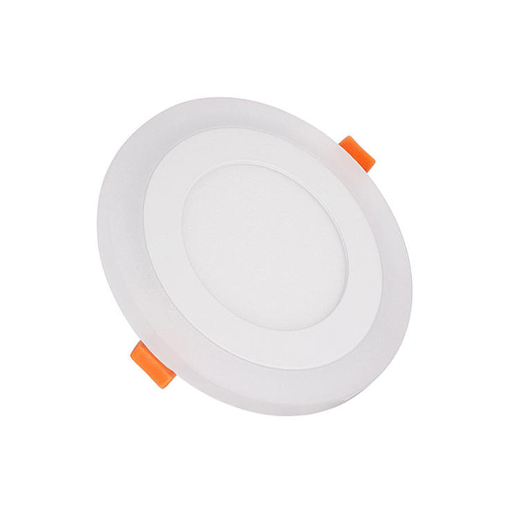 6W 9W 16W 24W led Pannello da incasso a soffitto Light Painel lampada decorazione della casa rotonda quadrata Led Panel Downlight blu + bianco
