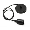 Cavo portalampada E27 Base Portalampada Lampada a sospensione Tessuto Metallo Personalizzato PVC Stile interruttore Spina cavo Dimmer in plastica Vite ZHE