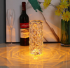 Lampada da tavolo a temperatura a tre colori Apparecchio di illuminazione decorativa Lampada da tavolo ricaricabile piccola luce notturna Touch Control 
