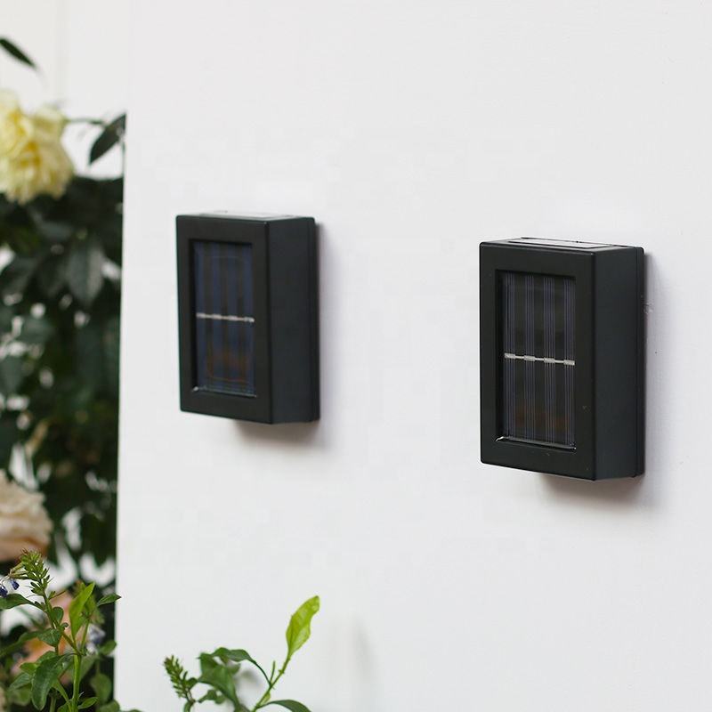 applique da parete solare Lampada intelligente da esterno Impermeabile per garde su e giù applique da parete per scale applique solare luce notturna Wall Washer solare