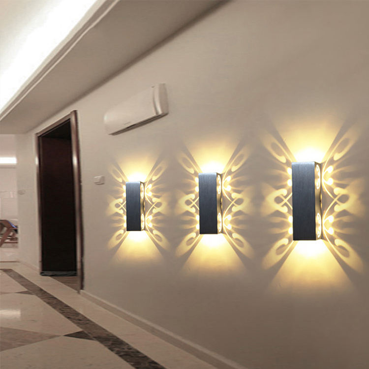 Lampada a LED decorativa Lampada da parete a doppia farfalla e luce notturna per interni. Lampada a LED per interni Articoli decorativi