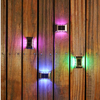 Nuova lampada solare 6LED IP65 Lampada da esterno impermeabile Lampada da parete per cortile per la decorazione della villa da giardino
