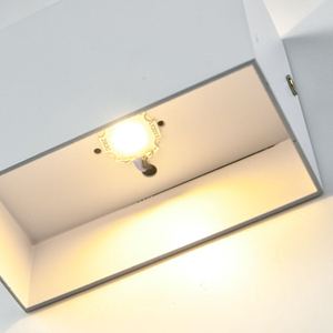 6W COB Applique da parete per interni LED Risparmio energetico Camera d'albergo Corridoio Loft Loft Scala Applique da parete Powernightlight Lampada da parete a LED