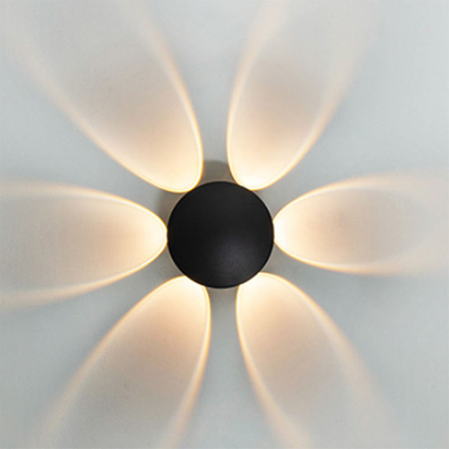 Nuovo applique da parete a led moderno minimalista per esterni americano soggiorno lampada da parete impermeabile a prova di umidità
