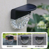 Lampada solare a LED bianca calda per scale Luci da giardino per esterni Impermeabile Energia solare Balcone Decorazione luminosa per recinzione per scale patio
