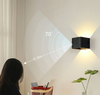 Ricarica USB Wireless Applique da parete LED RGB Dimmerabile Telecomando Lampada da parete per interni per camera da letto Comodino Home Decor Atmosphere