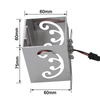 Lampada da parete a farfalla 3W LED Sconce Led a parete in alluminio leggero per corridoio Camera da letto Corridoio Portico Bar Sfondo Apparecchio di illuminazione