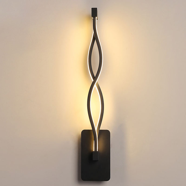 Il comodino del fornitore diretto della fabbrica ha condotto l'illuminazione decorativa del comodino su e giù per la camera da letto con applique da parete