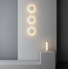 Moderna lampada da parete a LED a forma rotonda a luce LED e lampade da comodino per interni di alta qualità
