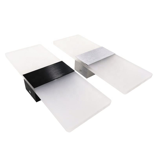 Riparo da parete a led Rifornimento della fabbrica Luce dell'hotel Superficie acrilica montata per interni Bagno Spogliatoio Comodino Negozio di barbiere Decorativo