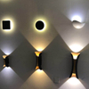 Nuova lampada da parete esterna impermeabile IP65 10W 12W applique da parete a LED per giardino Nordic Modern Bright Fixtures Decorate Art Restaurant