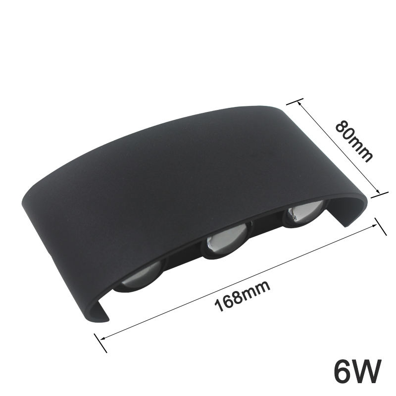 Moderna applique da parete a LED su e giù per l'illuminazione Cube Sconce Lamp Fixture Mount per interni ed esterni Home Room Camera da letto Decorazione per l'illuminazione dell'hotel