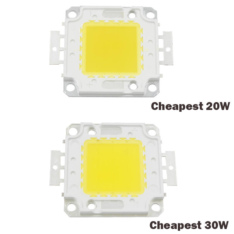 Super 10W 20W 30W 50W 100W LED integrato Lampadina LED ad alta potenza Bianco / bianco caldo EPISTAR COB Chip lampade a led