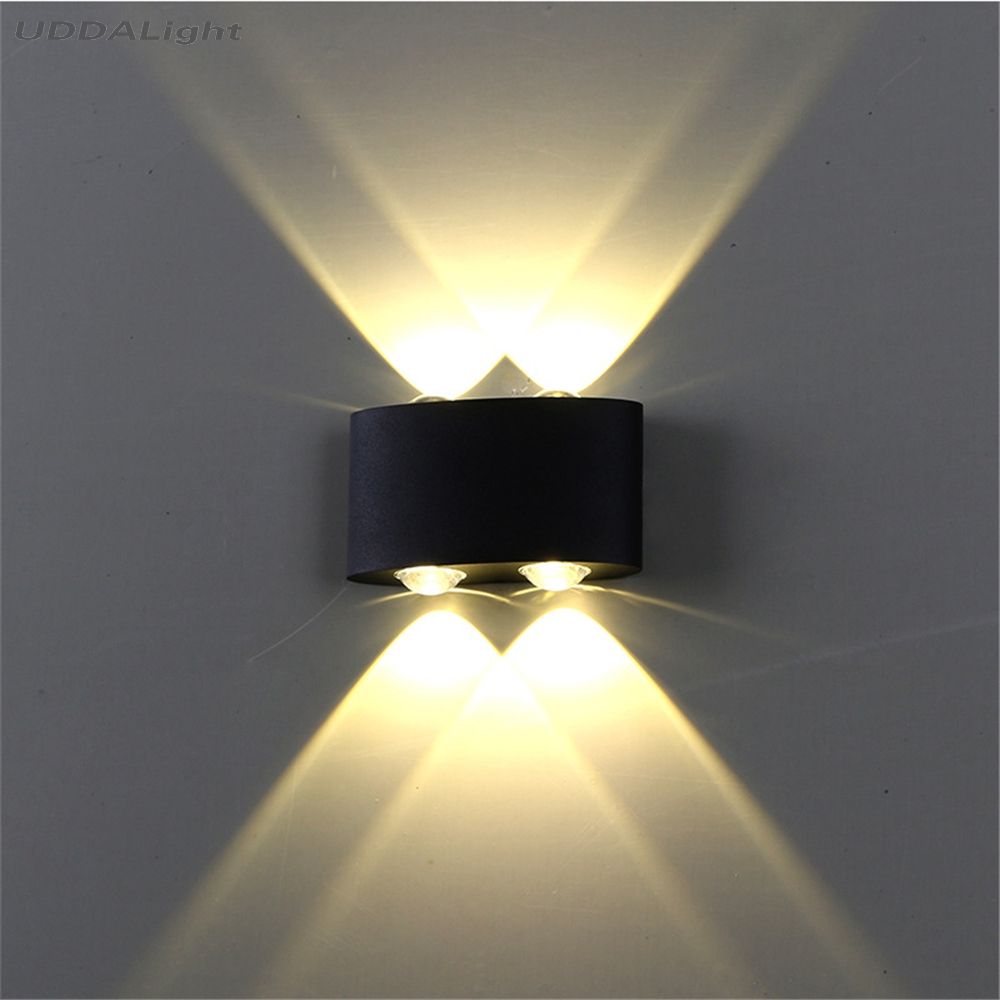 La lampada da parete esterna calda di vendita 4W LED impermeabilizza l'illuminazione del portico del giardino IP65