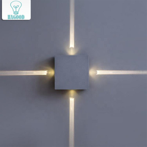Lampada da parete per interni a LED Lampada da parete per negozio di barbiere in alluminio a parete Lampada da parete per soggiorno Croce di alta qualità con buon prezzo