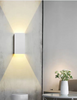 Applique da parete a LED da 12W per esterni Applique da parete a LED IP65 Plafoniera in metallo quadrato impermeabile Luci Apparecchio per illuminazione a parete esterna Cool
