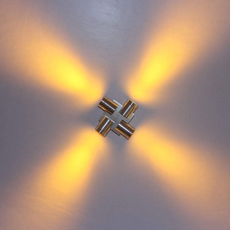 Lampada da parete a led da parete 2W 4W Lampada da scala ad angolo per la decorazione di interni