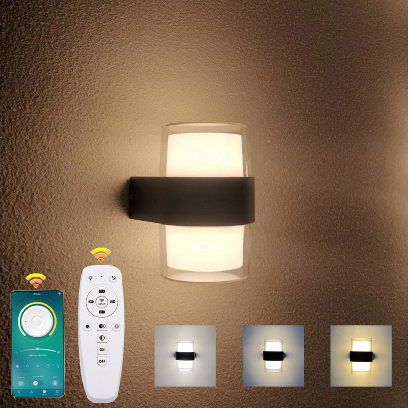 Applique da parete su e giù da 10 W fabbricata in fabbrica per cortile, giardino, interni, decorazioni per l'illuminazione, lampada a bacchetta a LED impermeabile per esterni