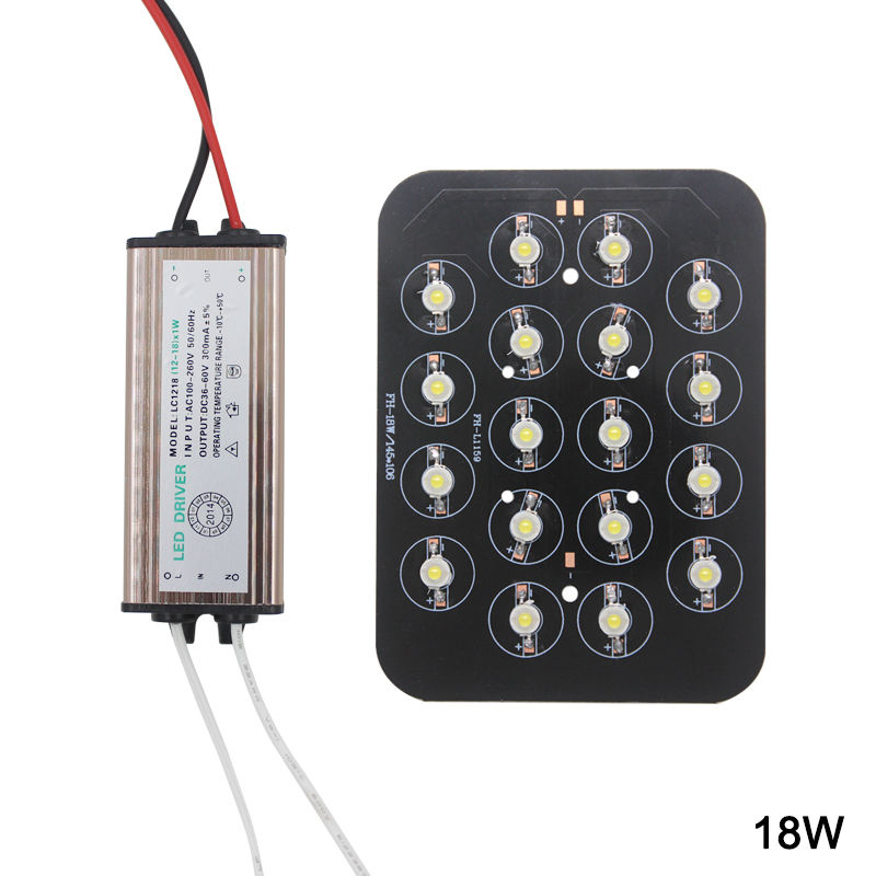Chip LED 12W 18W 20W 24W 30W 36W 48W Lampadina ad alta potenza Diodi AC85-265V LED Driver impermeabile per luci sepolte Luminary