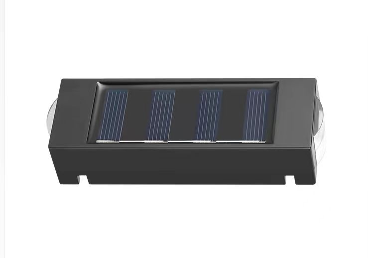 Lampada da parete solare cortile esterno atmosfera impermeabile esterna decorazione murale cuciture infinite su e giù