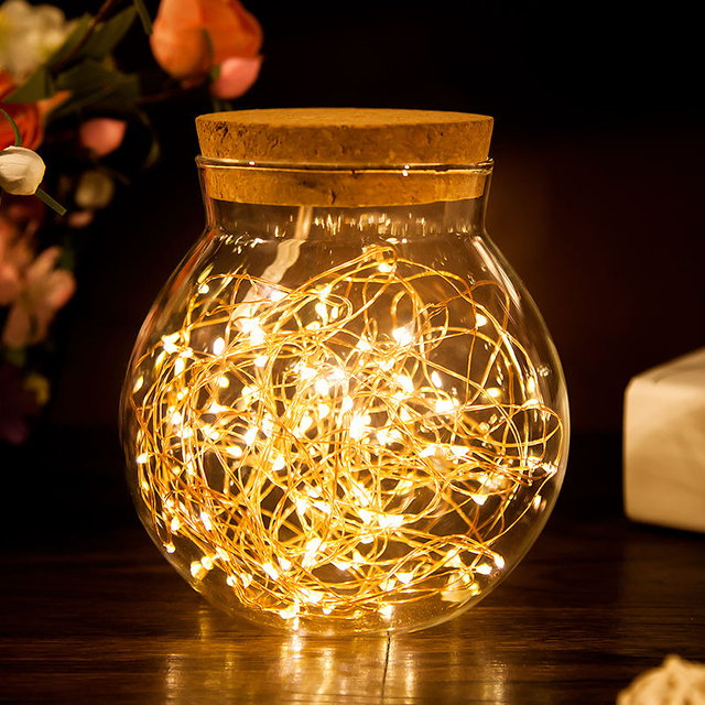 La fabbrica vende direttamente lampade a ghirlanda a led per la decorazione domestica