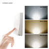LED wandlamp moderna illuminazione domestica decorazione lampada da parete a tre colori 2.4G oscuramento telecomando luci in alluminio