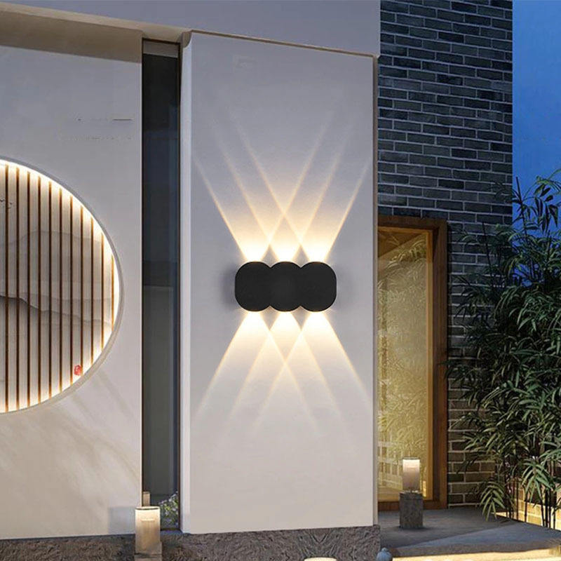 Nuova fabbrica all'ingrosso IP65 alluminio impermeabile esterno su e giù applique da parete applique da parete a led per la casa con prezzo di fabbrica