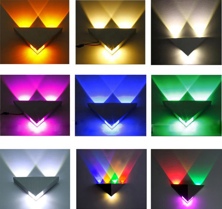Lampada da parete a LED Rettangolo Comodino Applique da parete Luce per scale Luce per specchio Apparecchio per interni Sconce Decorazione per soggiorno